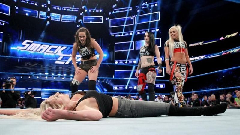 The Riott Squad have unfinished business with Charlotte